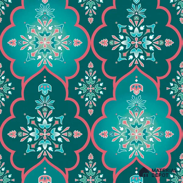 PLK006-4 | Traditional Series Patterned Look 50 inches Premium Paper (Customized Size Wallpaper)