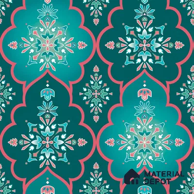 PLK006-4 | Traditional Series Patterned Look 52 inches Economy Paper (Customized Size Wallpaper)