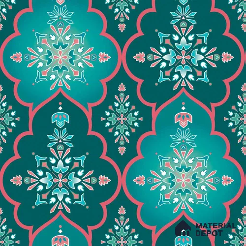 PLK006-4 | Traditional Series Patterned Look 52 inches Economy Paper (Customized Size Wallpaper)
