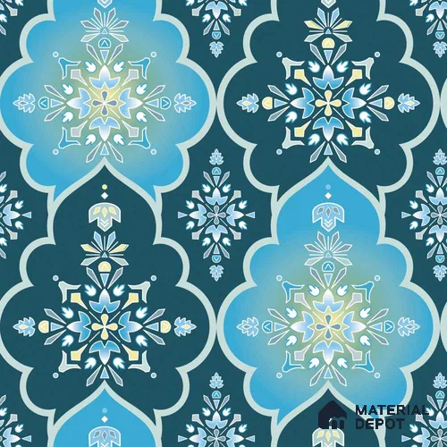 PLK006-5 | Traditional Series Patterned Look 40 inches Canvas Paper (Customized Size Wallpaper)