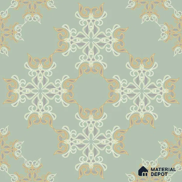 PLK008-1 | Traditional Series Patterned Look 50 inches Premium Paper (Customized Size Wallpaper)