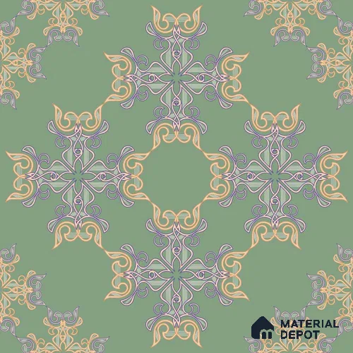 PLK008-2 | Traditional Series Patterned Look 52 inches Economy Paper (Customized Size Wallpaper)