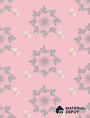 POS001-5 | Traditional Series Florals Look 50 inches Premium Paper (Customized Size Wallpaper)