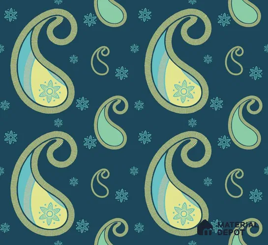 POS003-1 | Traditional Series Patterned Look 40 inches Sandblast Paper (Customized Size Wallpaper)