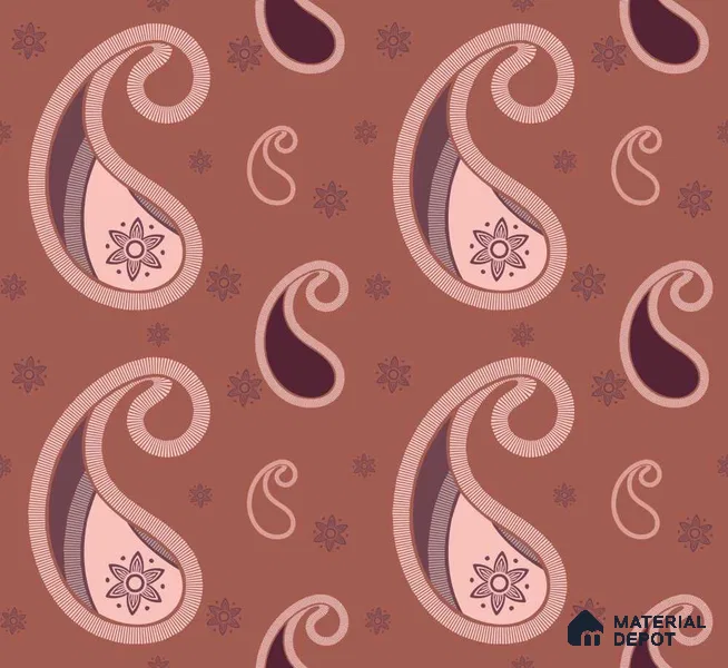 POS003-4 | Traditional Series Patterned Look 40 inches Canvas Paper (Customized Size Wallpaper)