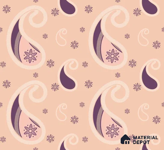 POS003-6 | Traditional Series Patterned Look 52 inches Economy Paper (Customized Size Wallpaper)