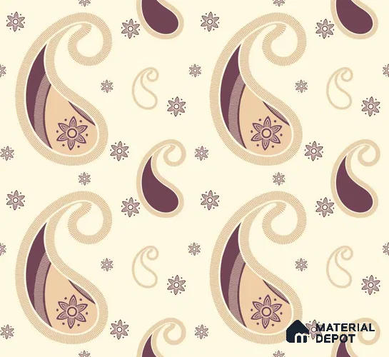 POS003-7 | Traditional Series Patterned Look 52 inches Economy Paper (Customized Size Wallpaper)