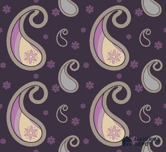 POS003-8 | Traditional Series Patterned Look 40 inches Canvas Paper (Customized Size Wallpaper)