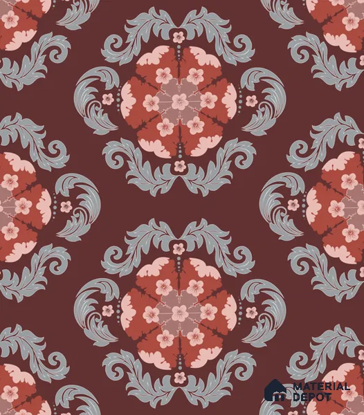 PDK004-1 | Traditional Series Patterned Look 52 inches Economy Paper (Customized Size Wallpaper)