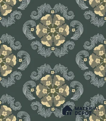 PDK004-6 | Traditional Series Patterned Look 40 inches Canvas Paper (Customized Size Wallpaper)