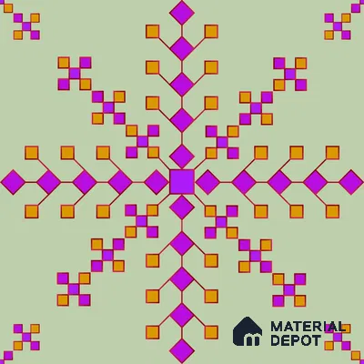PDK024-1 | Traditional Series Patterned Look 40 inches Canvas Paper (Customized Size Wallpaper)
