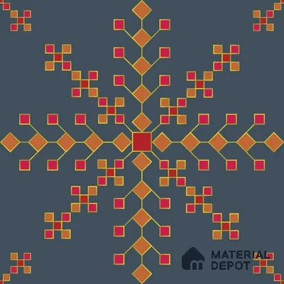 PDK024-4 | Traditional Series Patterned Look 40 inches Sandblast Paper (Customized Size Wallpaper)