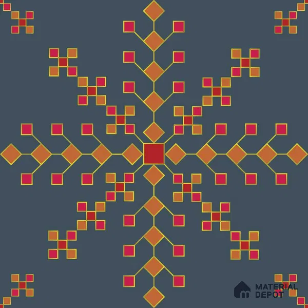 PDK024-4 | Traditional Series Patterned Look 52 inches Economy Paper (Customized Size Wallpaper)