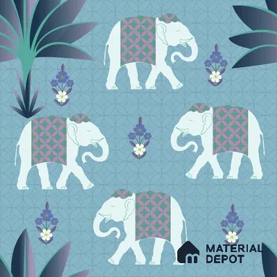 PDK041-1 | Traditional Series Animal Print Look 40 inches Sandblast Paper (Customized Size Wallpaper)