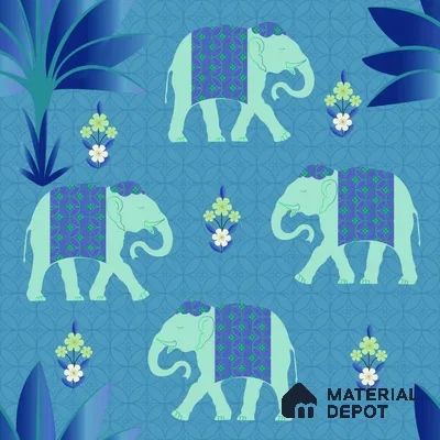 PDK041-4 | Traditional Series Animal Print Look 50 inches Premium Paper (Customized Size Wallpaper)