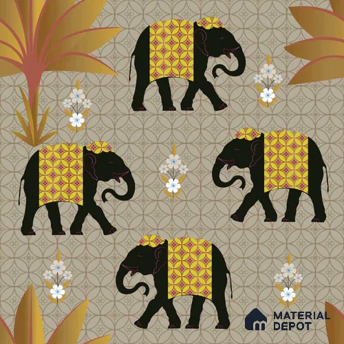 PDK041-5 | Traditional Series Animal Print Look 50 inches Premium Paper (Customized Size Wallpaper)