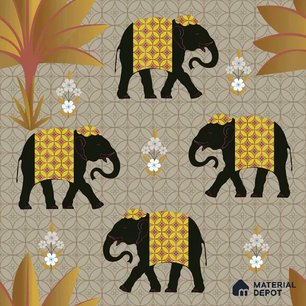 PDK041-5 | Traditional Series Animal Print Look 40 inches Sandblast Paper (Customized Size Wallpaper)