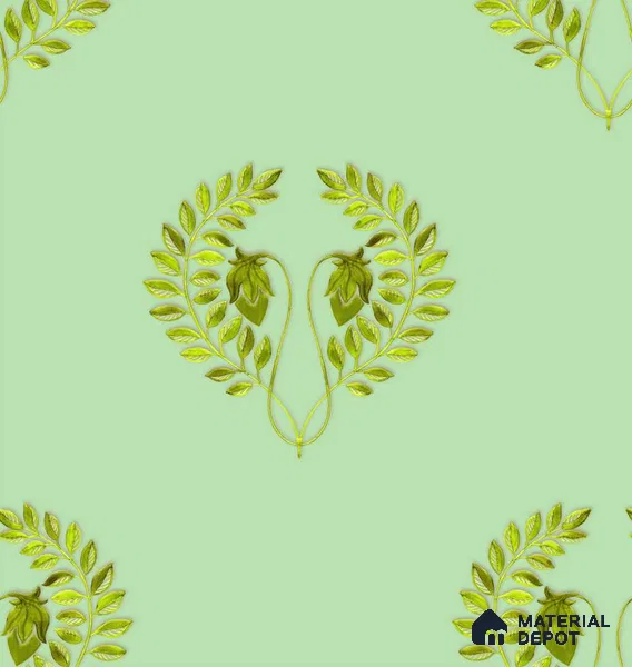 PHM024-1 | Traditional Series Damask Look 52 inches Economy Paper (Customized Size Wallpaper)