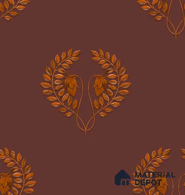 PHM024-3 | Traditional Series Damask Look 40 inches Canvas Paper (Customized Size Wallpaper)