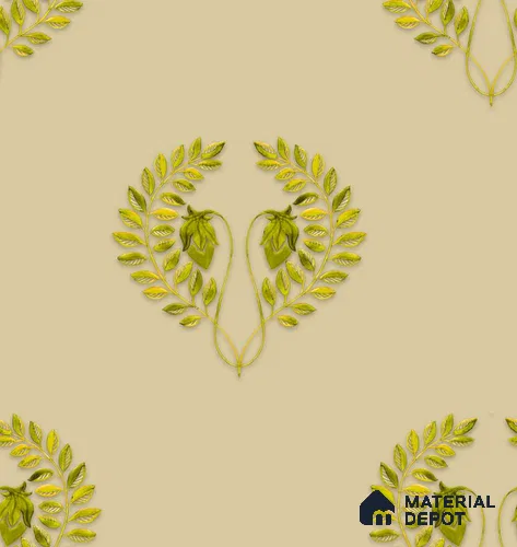 PHM024-5 | Traditional Series Damask Look 50 inches Premium Paper (Customized Size Wallpaper)