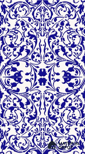PHM033-5 | Traditional Series Patterned Look 52 inches Economy Paper (Customized Size Wallpaper)