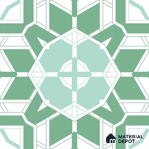 PKR009-2 | Traditional Series Patterned Look 40 inches Sandblast Paper (Customized Size Wallpaper)