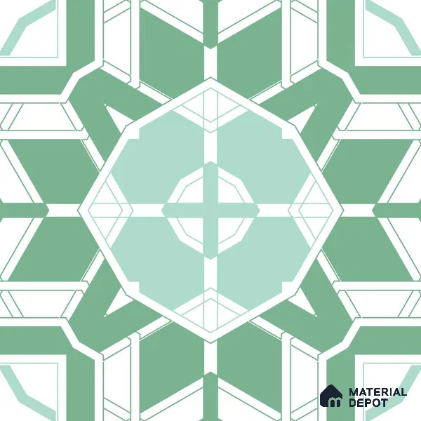 PKR009-2 | Traditional Series Patterned Look 52 inches Economy Paper (Customized Size Wallpaper)