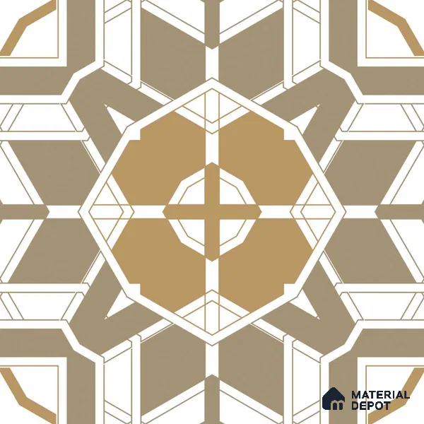 PKR009-8 | Traditional Series Patterned Look 40 inches Canvas Paper (Customized Size Wallpaper)