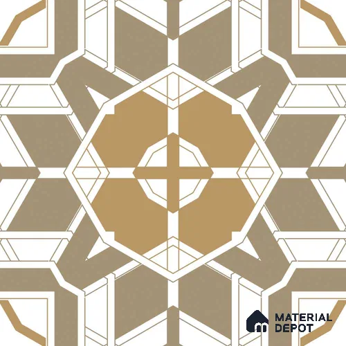PKR009-8 | Traditional Series Patterned Look 40 inches Sandblast Paper (Customized Size Wallpaper)