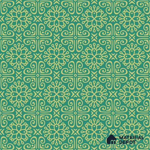 PKB019-4 | Traditional Series Patterned Look 40 inches Canvas Paper (Customized Size Wallpaper)