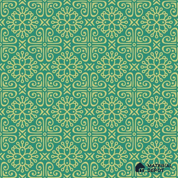 PKB019-4 | Traditional Series Patterned Look 40 inches Sandblast Paper (Customized Size Wallpaper)