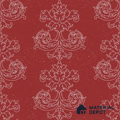 PDK001-2 | Traditional Series Damask Look 40 inches Canvas Paper (Customized Size Wallpaper)