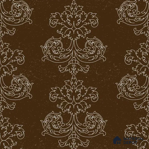 PDK001-4 | Traditional Series Damask Look 50 inches Premium Paper (Customized Size Wallpaper)