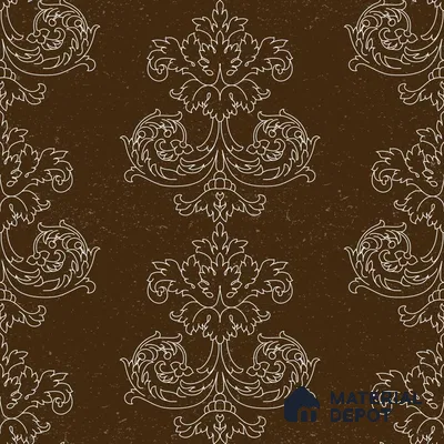 PDK001-4 | Traditional Series Damask Look 40 inches Canvas Paper (Customized Size Wallpaper)