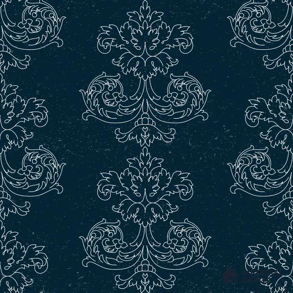 PDK001-5 | Traditional Series Damask Look 40 inches Canvas Paper (Customized Size Wallpaper)