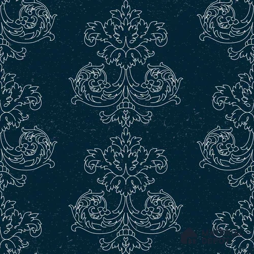 PDK001-5 | Traditional Series Damask Look 40 inches Sandblast Paper (Customized Size Wallpaper)
