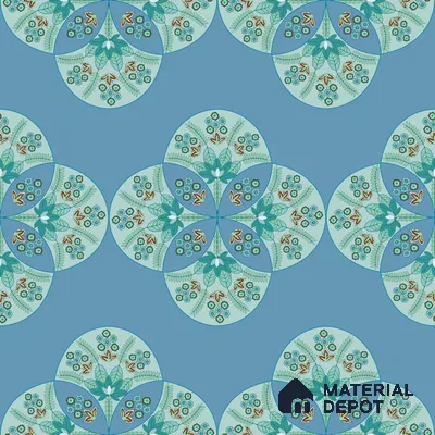 PDK022-6 | Traditional Series Patterned Look 50 inches Premium Paper (Customized Size Wallpaper)