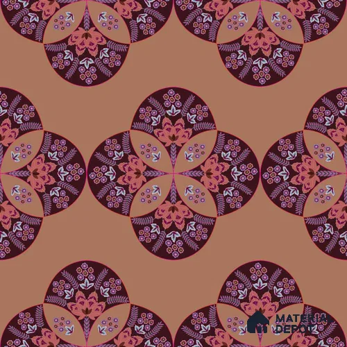PDK022-7 | Traditional Series Patterned Look 52 inches Economy Paper (Customized Size Wallpaper)