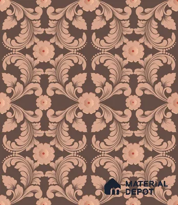 PDK021-1 | Traditional Series Patterned Look 50 inches Premium Paper (Customized Size Wallpaper)