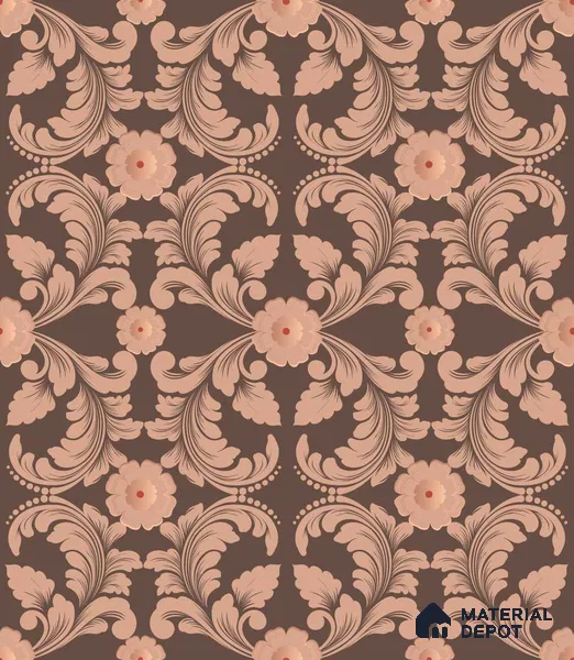 PDK021-1 | Traditional Series Patterned Look 50 inches Premium Paper (Customized Size Wallpaper)