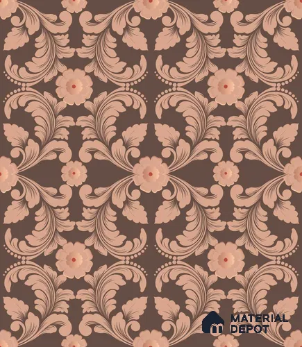 PDK021-1 | Traditional Series Patterned Look 40 inches Canvas Paper (Customized Size Wallpaper)