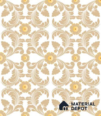 PDK021-7 | Traditional Series Patterned Look 40 inches Canvas Paper (Customized Size Wallpaper)