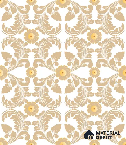 PDK021-7 | Traditional Series Patterned Look 52 inches Economy Paper (Customized Size Wallpaper)