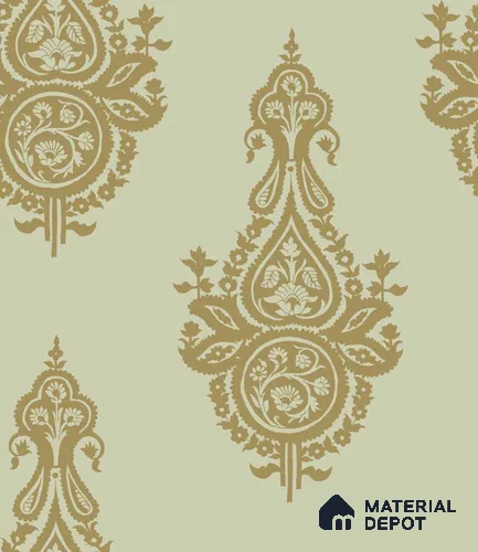 PHM020-1 | Traditional Series Damask Look 40 inches Canvas Paper (Customized Size Wallpaper)