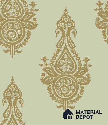 PHM020-1 | Traditional Series Damask Look 40 inches Sandblast Paper (Customized Size Wallpaper)
