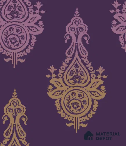 PHM020-2 | Traditional Series Damask Look 50 inches Premium Paper (Customized Size Wallpaper)