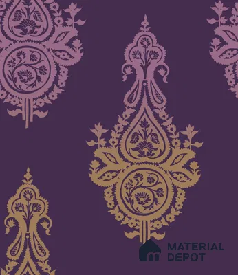 PHM020-2 | Traditional Series Damask Look 52 inches Economy Paper (Customized Size Wallpaper)