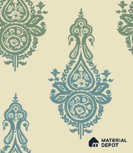 PHM020-3 | Traditional Series Damask Look 50 inches Premium Paper (Customized Size Wallpaper)