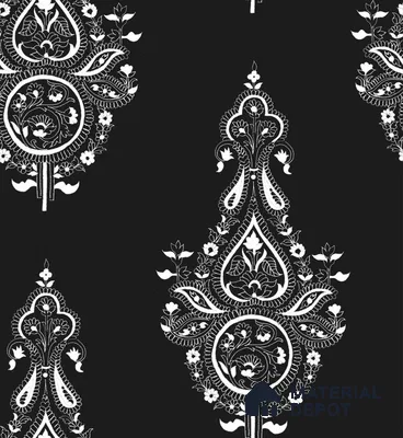 PHM020-6 | Traditional Series Damask Look 52 inches Economy Paper (Customized Size Wallpaper)