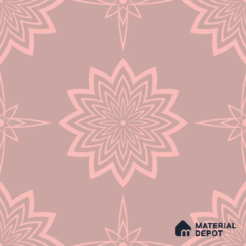 PKR001-4 | Traditional Series Patterned Look 52 inches Economy Paper (Customized Size Wallpaper)